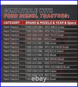 Starter Ford Tractor Farm 7200 7400 7600 7700 7710 7810 8210 8530 8600,410-30044