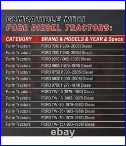 Starter Ford Tractor Farm 7200 7400 7600 7700 7710 7810 8210 8530 8600,410-30044
