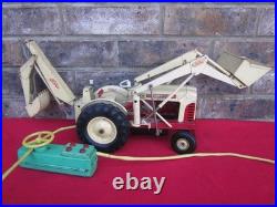 VTG Cragstan Ford 4040 Industrial Diesel Tractor Toy Digger / Front End Loader