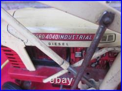 VTG Cragstan Ford 4040 Industrial Diesel Tractor Toy Digger / Front End Loader