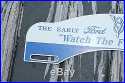 Vintage Ford automobile accessory license topper