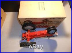 Vintage Hubley FORD 6000 DIESEL Tractor & BOXRed & GrayNice ORIGINAL Farm Toy