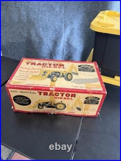 Vintage Original 1/10 Cragstan Japan Ford 4000 Diesel Tractor In Box