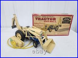 Vintage Original 1/16 Cragstan Japan Ford 4000 Diesel Tractor In Box Battery Op