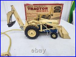 Vintage Original 1/16 Cragstan Japan Ford 4000 Diesel Tractor In Box Battery Op