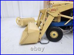 Vintage Original 1/16 Cragstan Japan Ford 4000 Diesel Tractor In Box Battery Op