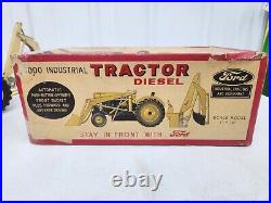 Vintage Original 1/16 Cragstan Japan Ford 4000 Diesel Tractor In Box Battery Op